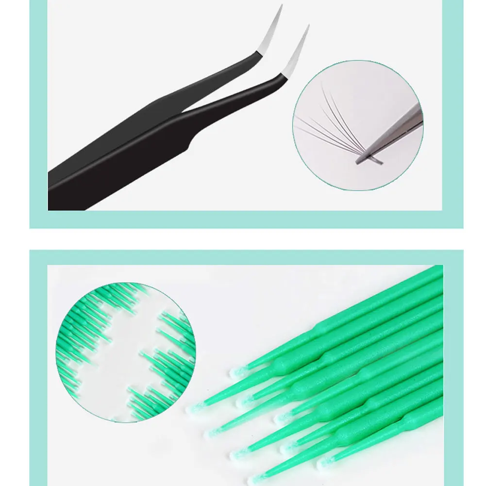 

False Eyelashes Extension Tool Kit Lash Grafting Training Eye Pad Tweezers Glue False Eyelashes Supplies Kit For Women Girls