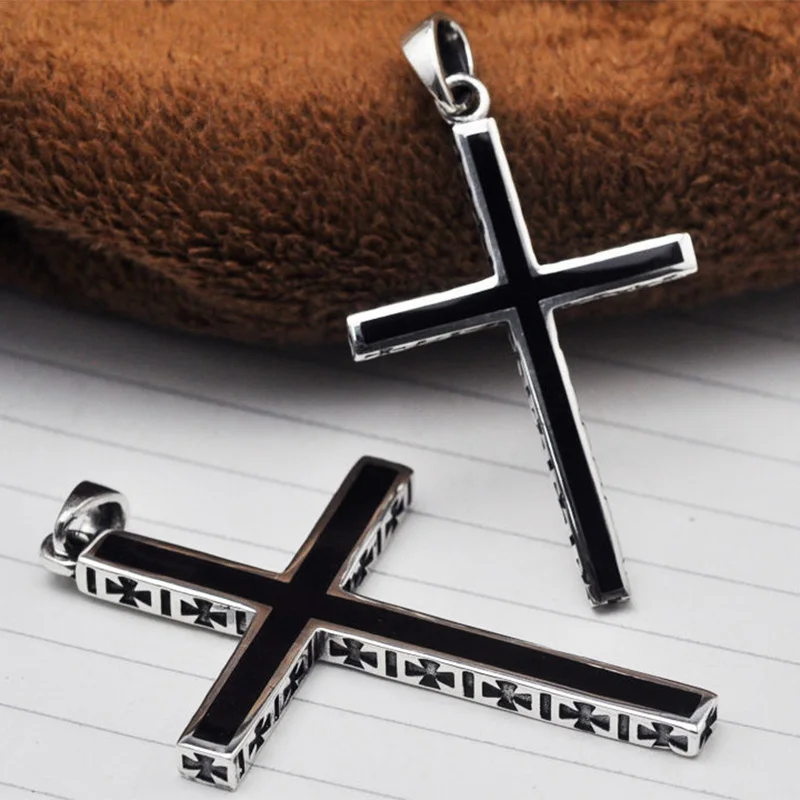 100% чистый 925 Серебряный кулон 2017 Новый крест Форсаж бесплатная доставка подарок