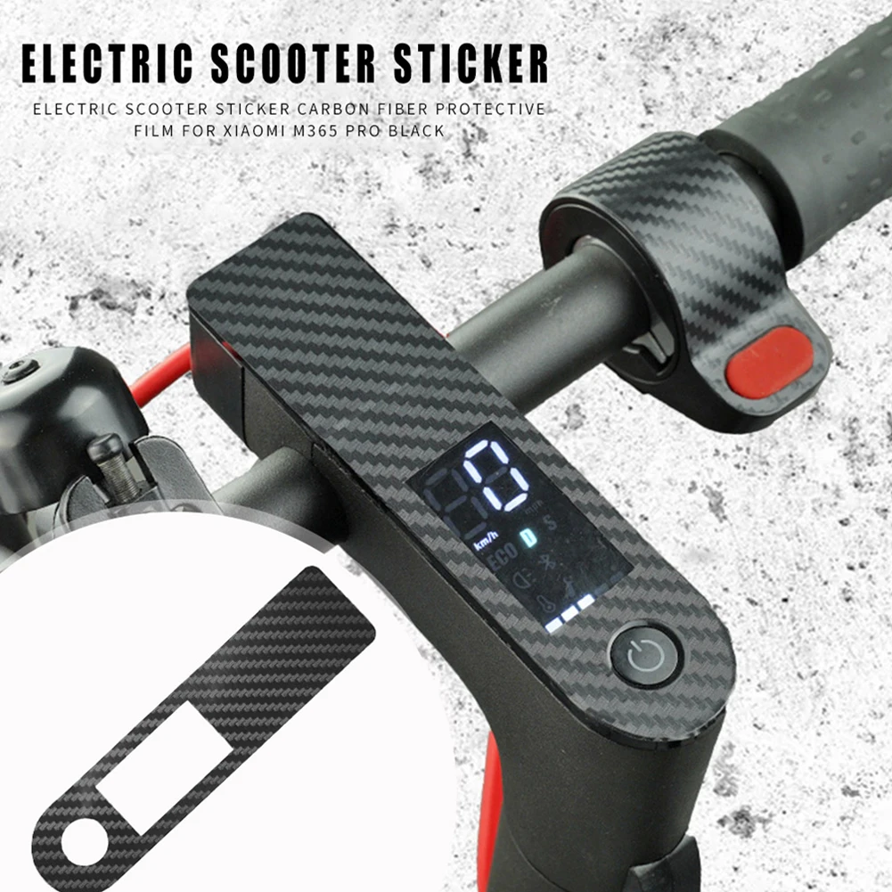 

Carbon Fiber Accelerator Sticker Film Decals Outdoor Display Waterproof Protect Scooters Sports Entertainment
