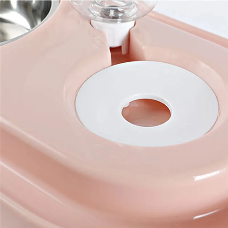 Автоматическая кормушка для домашних животных двойного назначения пластиковая