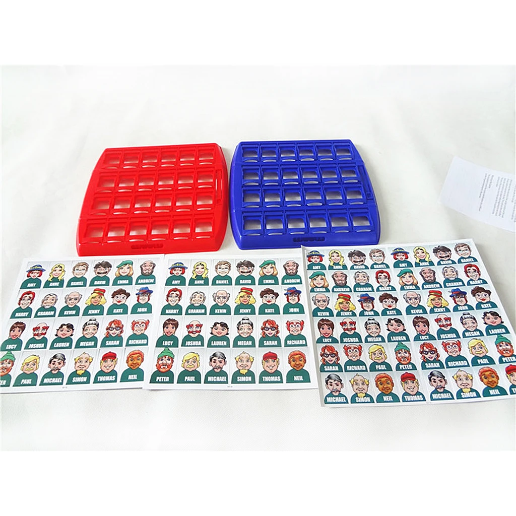 

Educational Learning Toys Who Is It Guessing Game Folding Board Game Toy