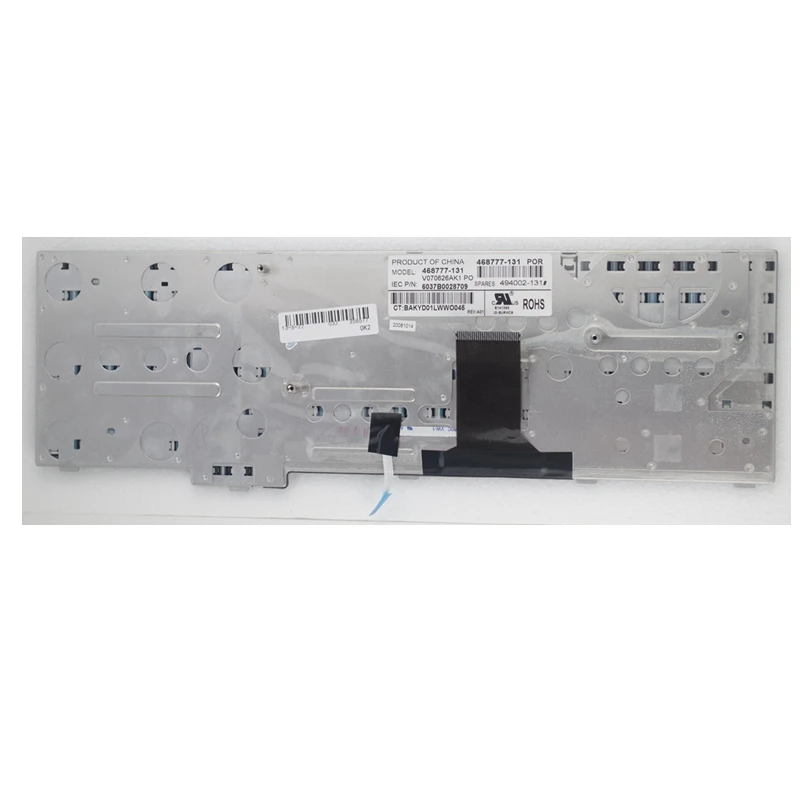 Новая клавиатура UI для ноутбука HP ELITEBOOK 8730W 8730P 8730G с указательными стержнями|keyboard