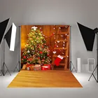 Рождественский фон для детской портретной фотосъемки Рождественская елка подарочные украшения фотостудия фотосессия
