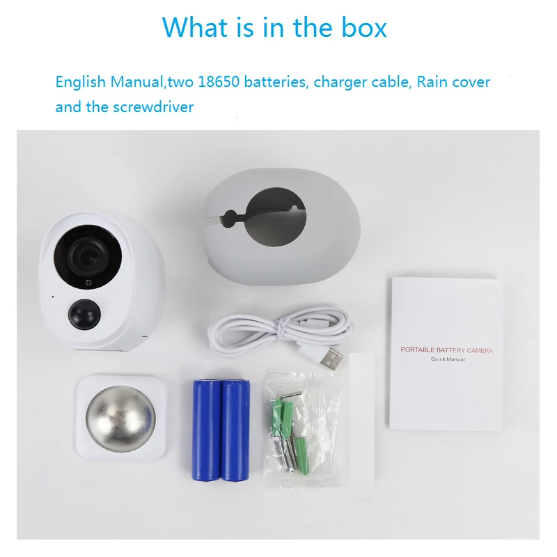 Wouwon 100% без проводов в комплекте батарея ip камера уличная беспроводная