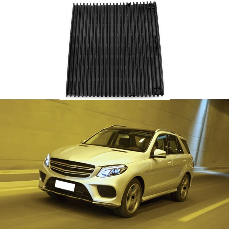 

Car Center Console Shutters Cup Holder Slide Roller Blind Cover For Mercedes Benz Ml/Gl/Gle/Gls Class W166 W292 2012-2018