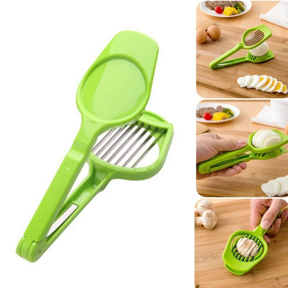 

Stainless Steel Handheld Mushroom Kiwi Divider Tomato Cutter Egg Split Device Multifunction Slicing Mould Egg Slicer