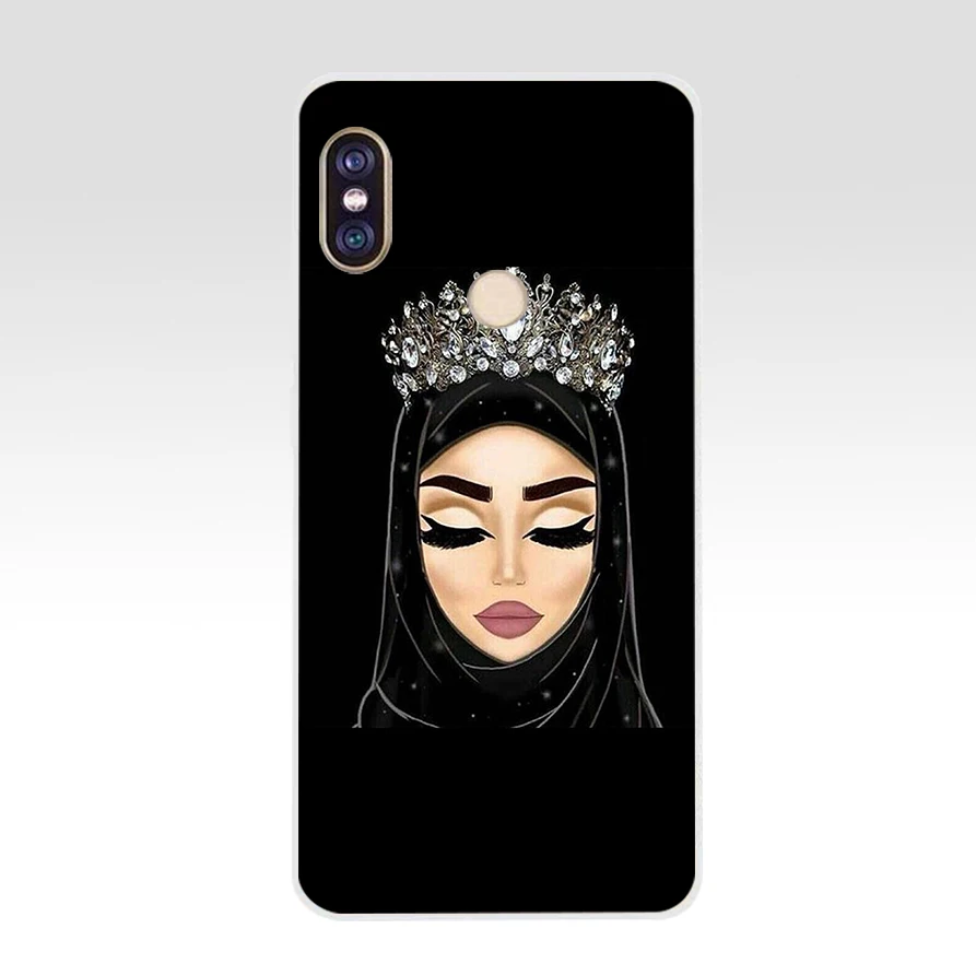 030FG арабский женский с Niqab лицевой глаз стиль Мягкий Силиконовый ТПУ чехол для