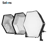 selens photographic soft box 50cm hexagon softbox with l shape adapter ring photo studio accessories