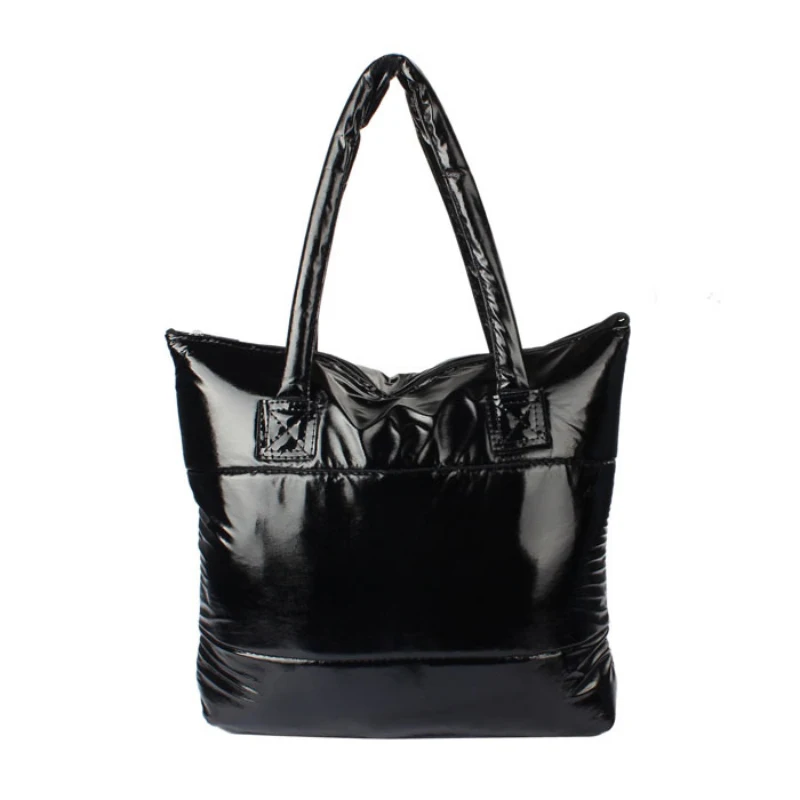 

Fashion Design Women Handbag Single Shoulder Tote Girl Large Bale Cotton Handbags Feather Down Shoulder Bag Bolsa Feminina Sac