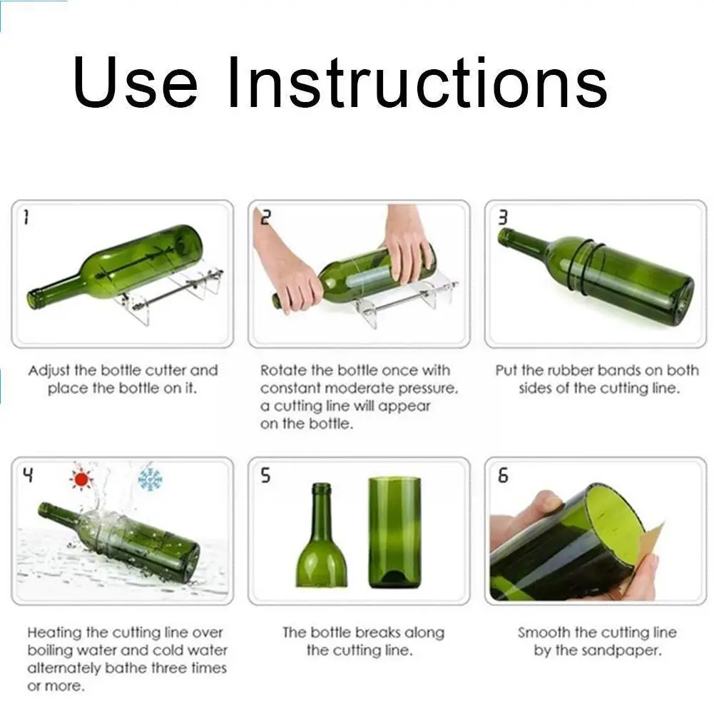 стеклорез стеклорезы по стеклу Профессиональный резак для стеклянных бутылок