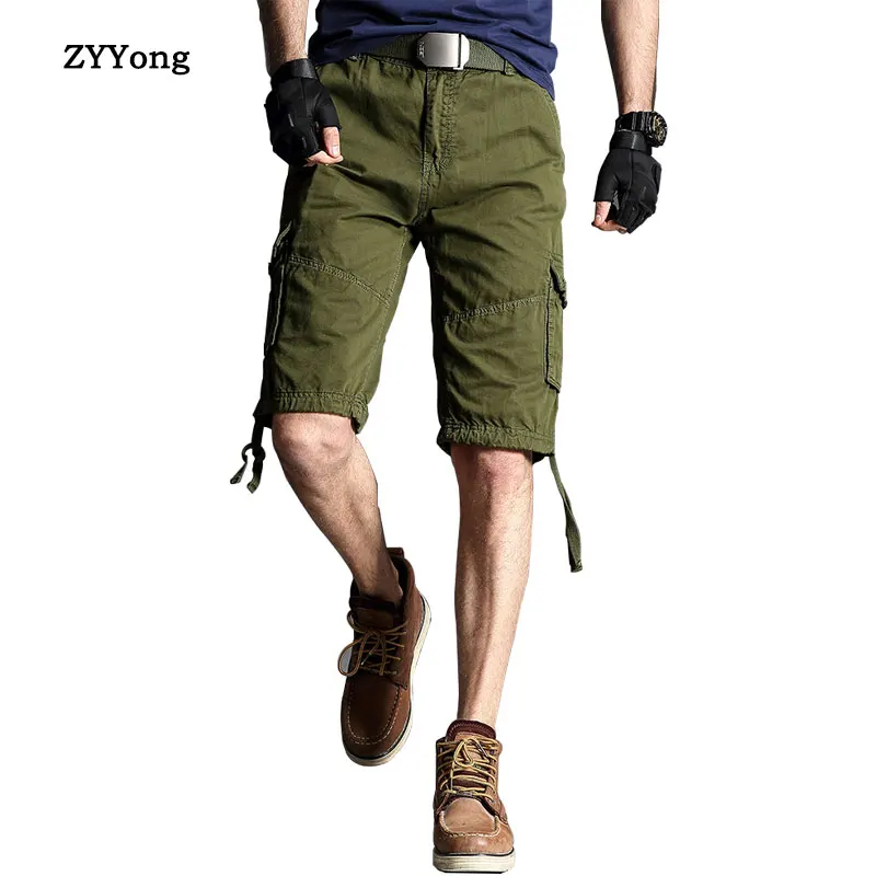 

ZYYong Традиционные Американские свободные удобные повседневные хлопковые мужские шорты, мужские летние шорты, мужские спортивные штаны, мужской комбинезон