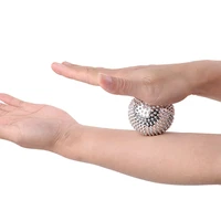 2pcs pressure relief trigger point pocket massager health care tool hand magnetic therapy spiky hand massage ball