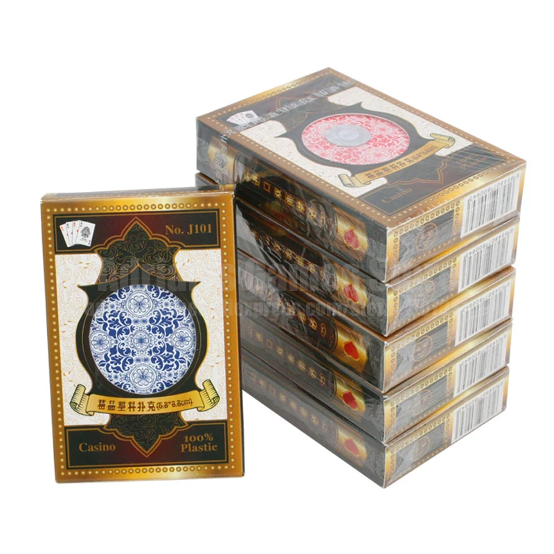 Профессиональные карты Porker Пластик игральные для покера из ПВХ Техасский Холдем