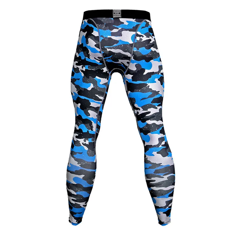 2019 новые мужские камуфляжные Компрессионные Леггинсы спортивные штаны для