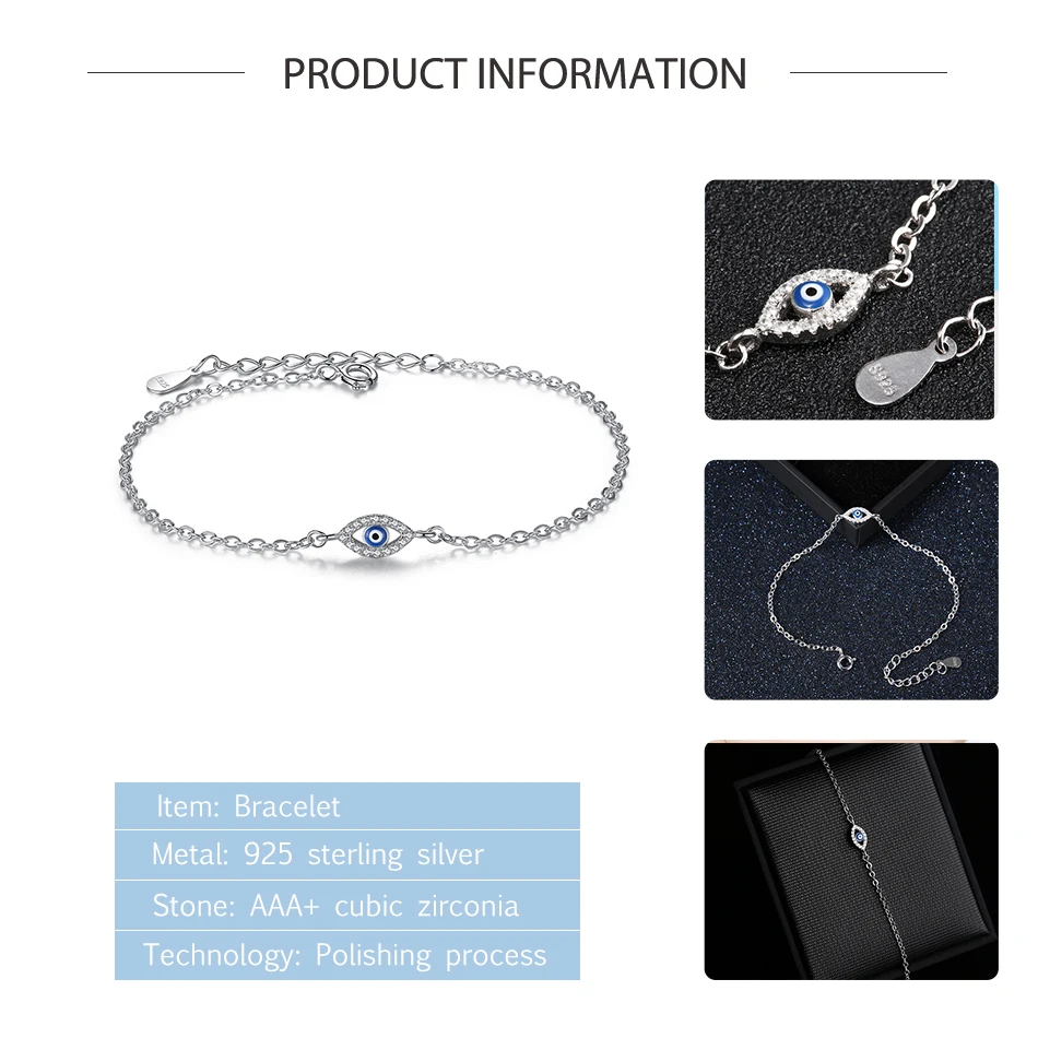 Роскошные 925 стерлингового серебра браслеты-шармы с фианитами стразами браслет