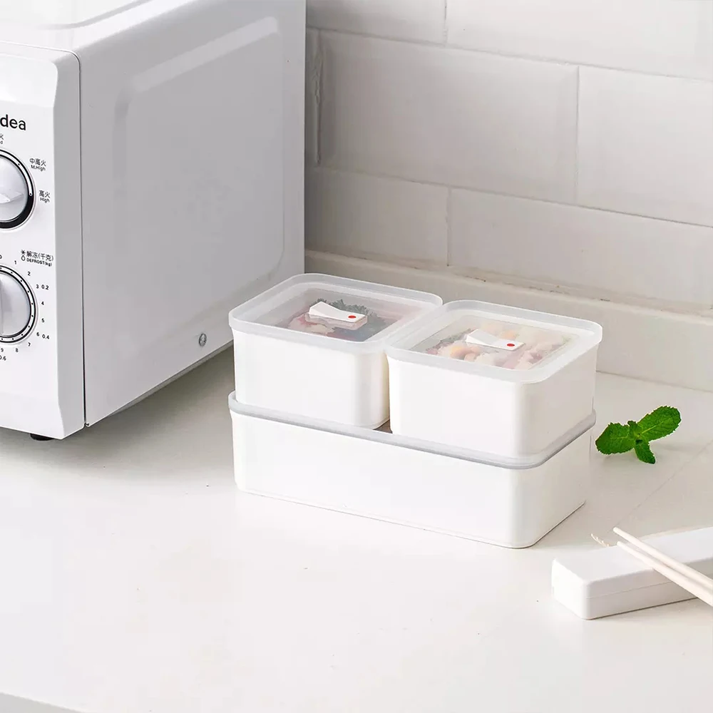 

Urallife Lunch Box 400ML/900ML Capacity Food Contact Material Sealed Fresh-Keeping Leak-proof Lunch Box For Office Outdoor Home