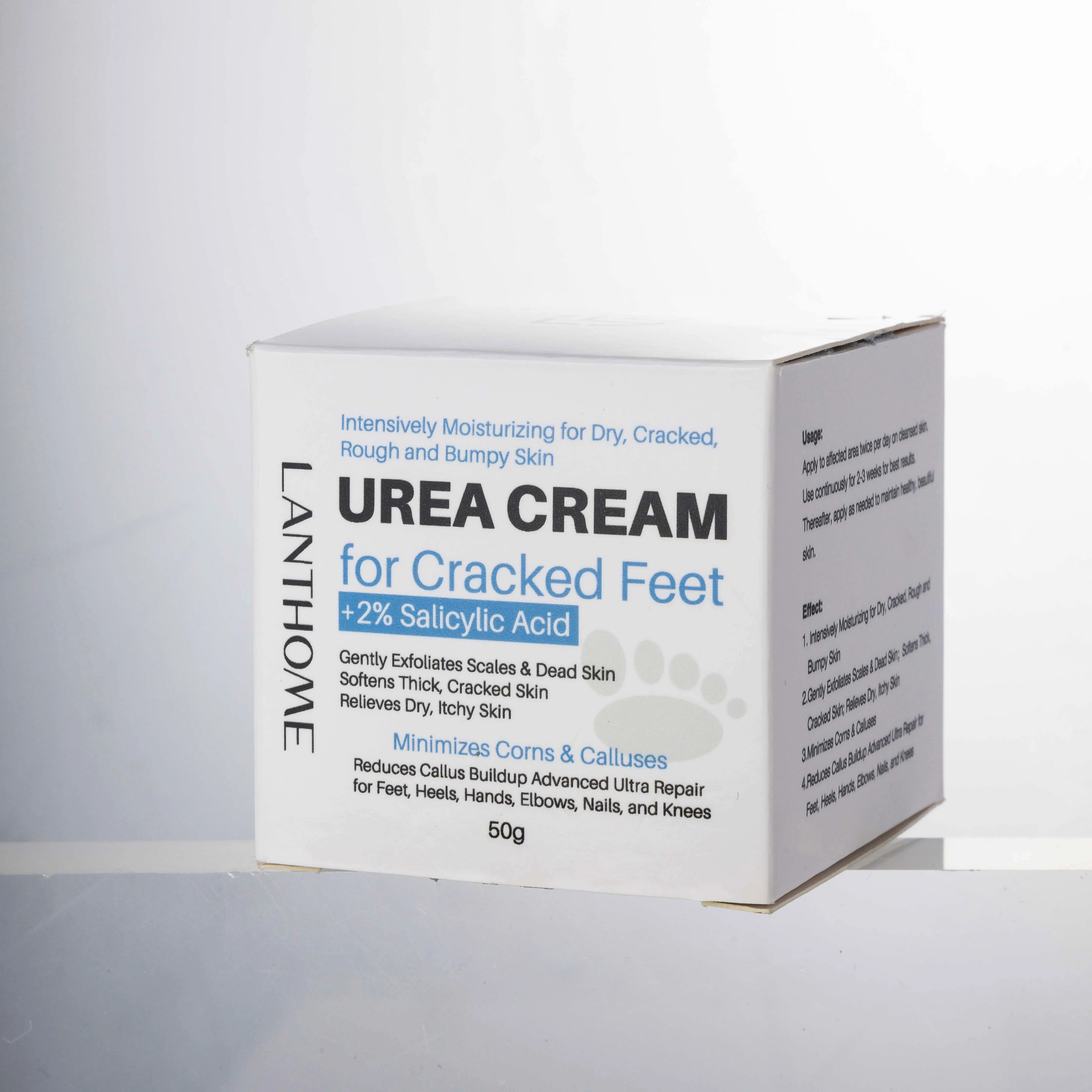 Отшелушивающий крем Lanthome для ног Urea отшелушивающий омертвевшей кожи