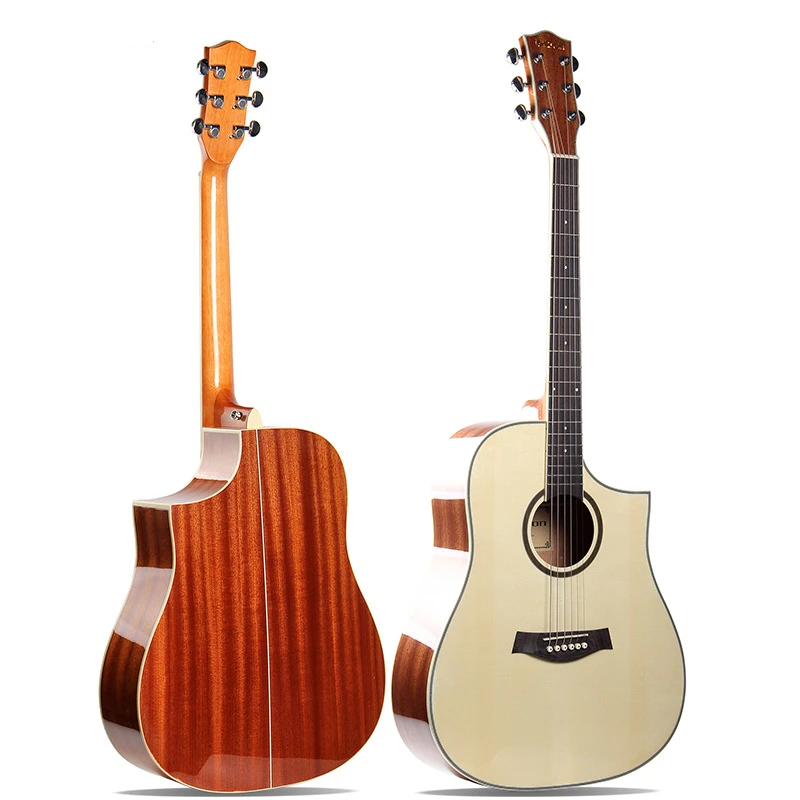 

41 Inch Acoustic Guitar 6 String Picea Asperata Guitar High Quality Folk Guitar Concert Musical Instrument Gift AGT262