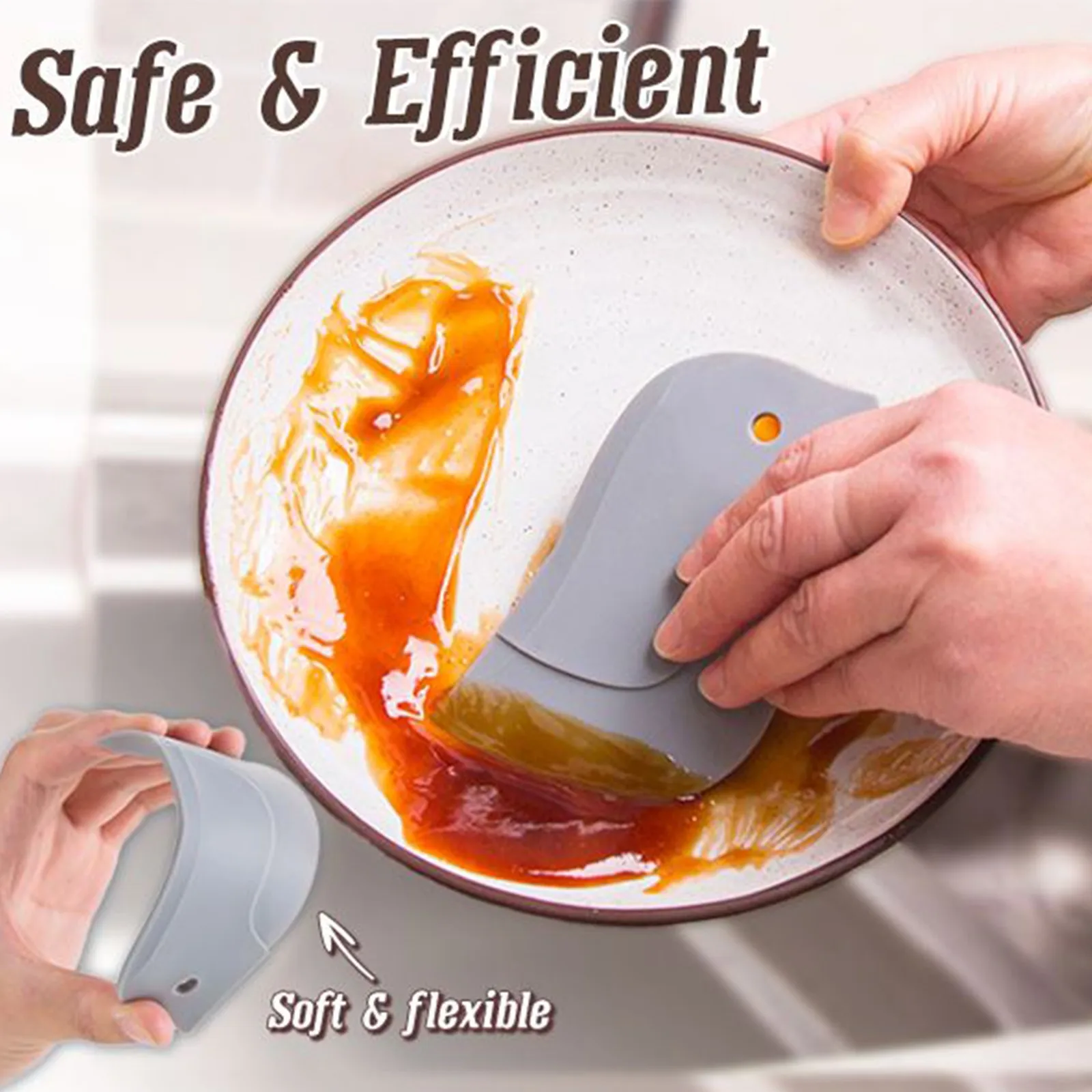 Пингвин из силикона чистящий скребок портативный бытовые товары Домашние