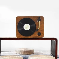 bluetooth compatible wireless record player speaker retro vinyl record sound portable player mini player hifi gift music q7n0