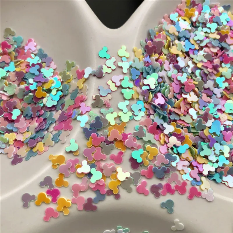 30g/Lot 4mm Mouse Head Loose Sequins Glitter Paillettes For DIY Nail Craft,Craft Making, Wedding Decoration confetti Wholesale