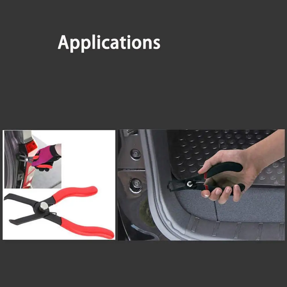 

30/80 Repairs Bent Nose Hose Clamp Pliers Hand Tools Cable Type Flexible Wire Long Reach Hose Clip Pliers Hand Tools