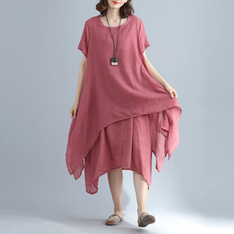 2020 Новое поступление летнее платье для беременных женщин свободная версия