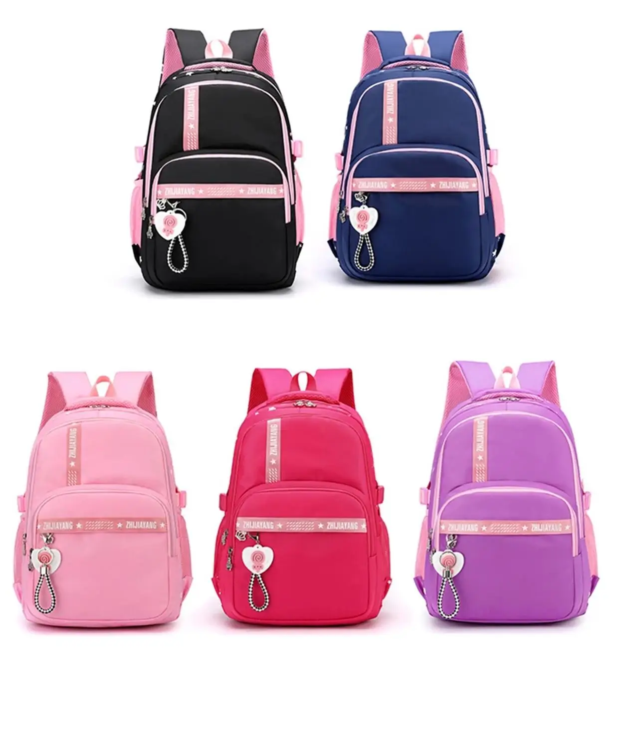Large Capacity Princess School Bag for Kids Girls Primary School Satchel Girl Nylon orthopedic waterproof Schoolbag;sac scolaire