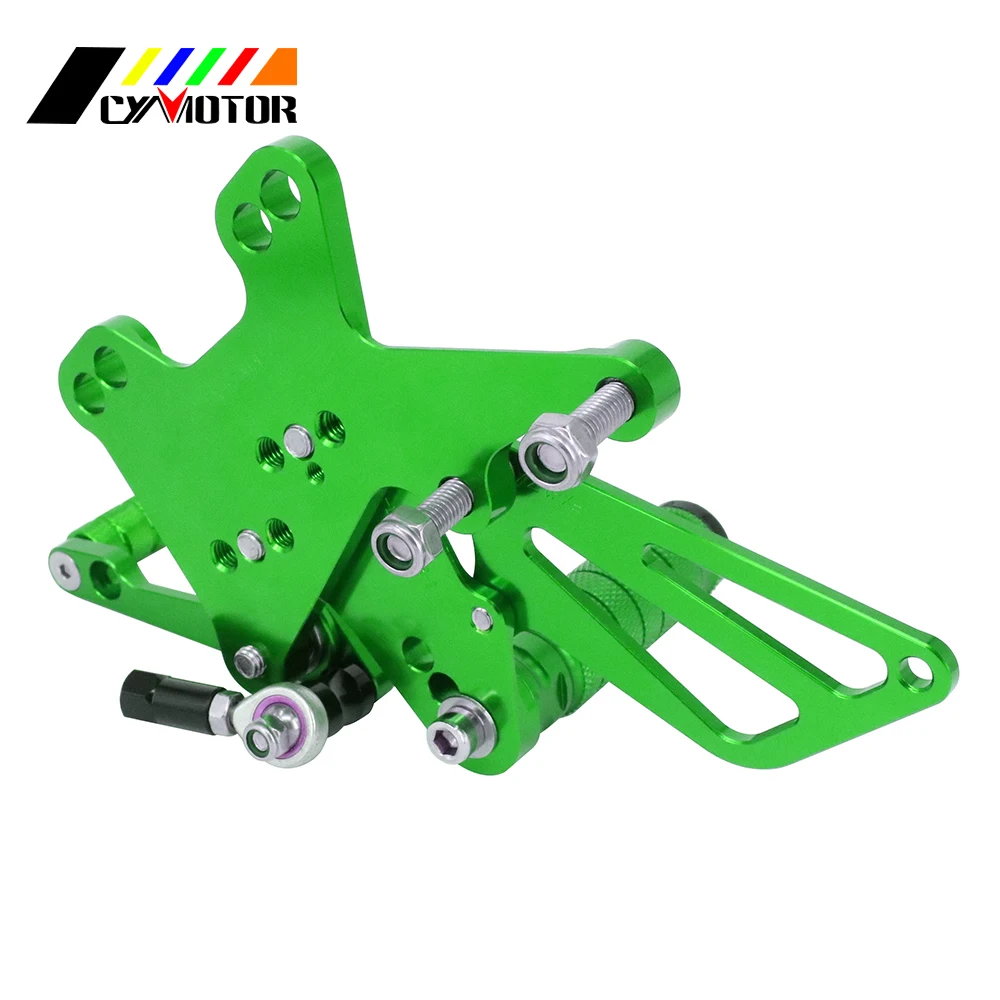 Мотоцикл с ЧПУ Регулируемые подножки подножек для KAWASAKI ZX10R ZX 10R 2011 2012 2013 2014 2015 11 12 13