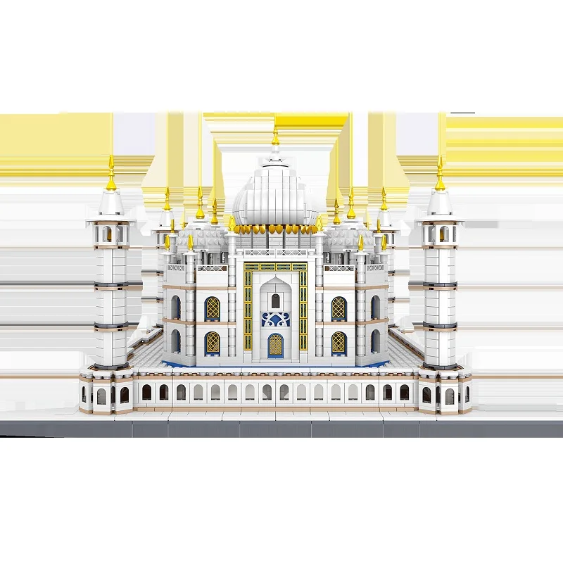 Индийская Агра тадж-махал 3525 шт. знаменитые архитектурные фигурки солдат