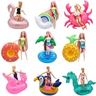 Модные аксессуары ручной работы для Барби, вечерние НКА для Барби, купальник и купальное кольцо, купальная одежда, подарки для девочек