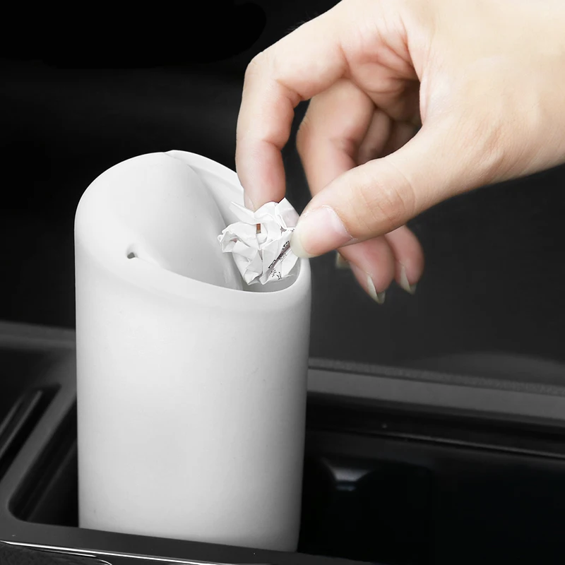 Мини Портативный Силиконовый автомобиль мусорные баки без запаха автомобиля