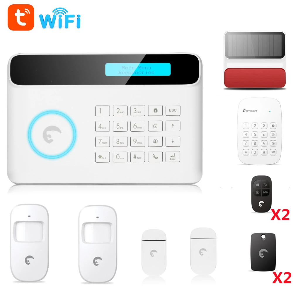

Сигнализация для умного дома, 433 МГц, GSM, Wi-Fi