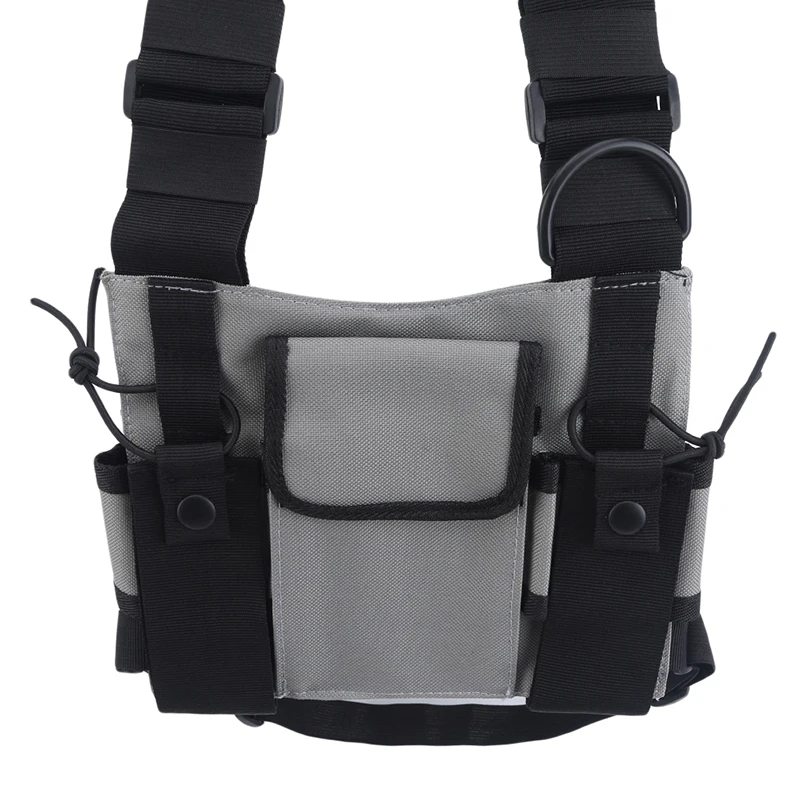 Тактический жилет нейлоновый военный нагрудный сумка-кобура тактическая