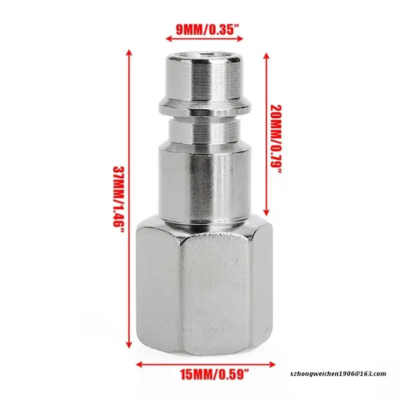 

28GF 10pcs/set Quick Couplings BSP Air Line Fitting 1/4"Air Line Fitting Hose Compressor Fitting Connector for Pneumatic Tool