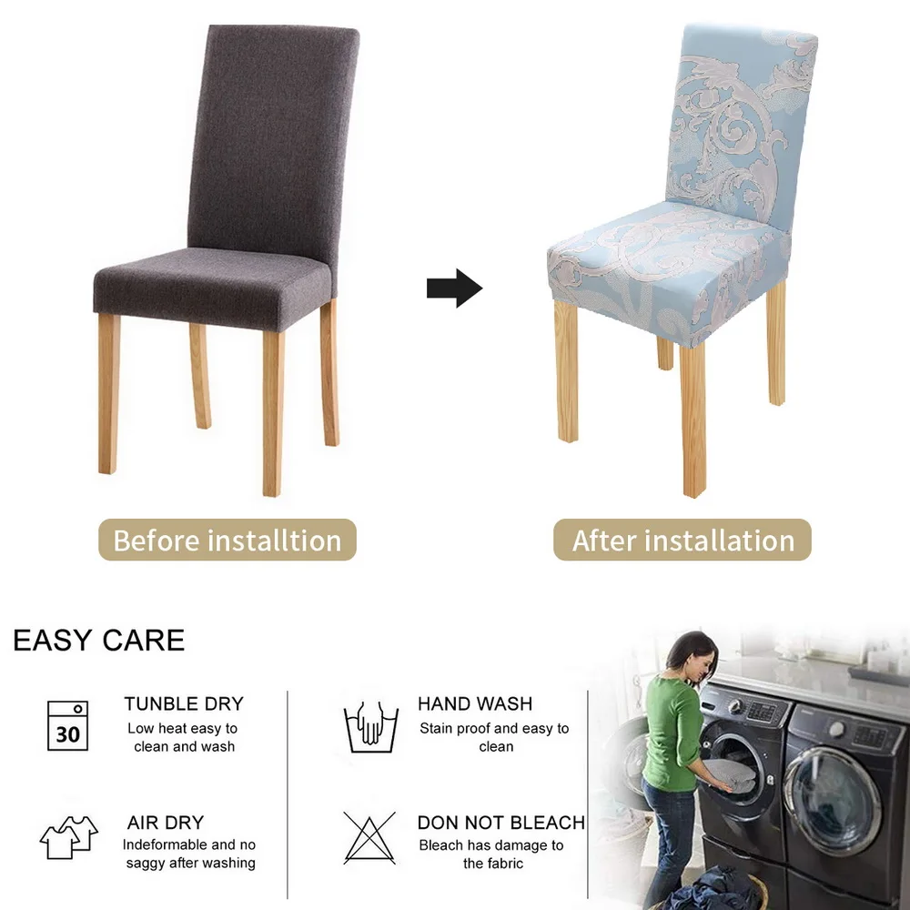 1 шт. Чехол для стула в форме сердца с цветочным принтом съемные эластичные Чехлы