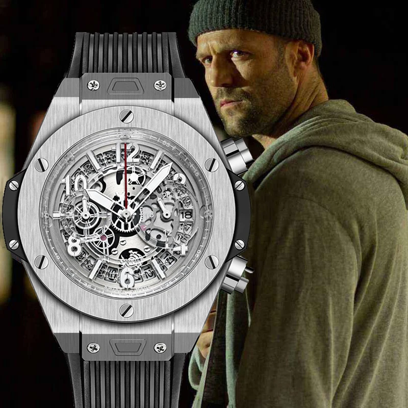 KIMSDUN Jason Statham With The Same Watch Tough Men Top Quality Watch Fashion Large Dial Luminous Waterproof