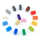 Набор конструкторов сделай сам 30 шт., толстые фигурки 1 х2, развивающие креативные размеры, кубики, детские пластиковые игрушки