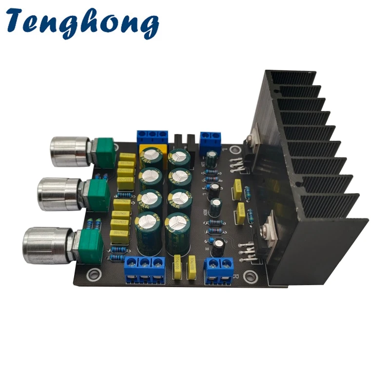 

Tenghong LM1875 Subwoofer Power Amplifier Board 20W*2 2.0 Dual Channel Amplifier Module With Treble And Bass Adjustment 12-15V