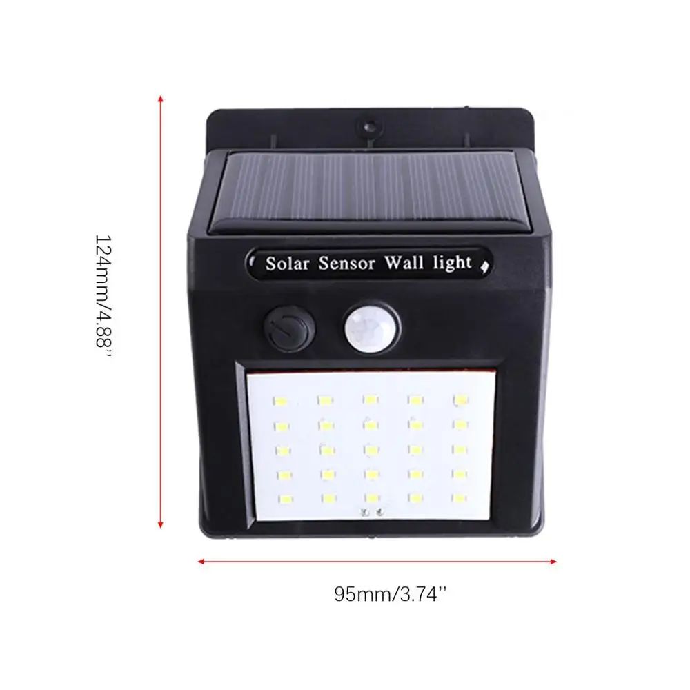 Waterproof 25 LED Solar Power PIR Motion Sensor Garden Wall Light Outdoor Home | Лампы и освещение