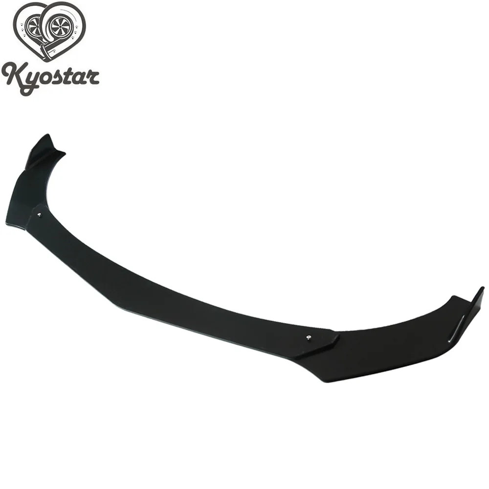 Универсальный передний бампер спойлер для губ ABS Sopiler 3 шт. Подходит Audi Ford BMW Honda