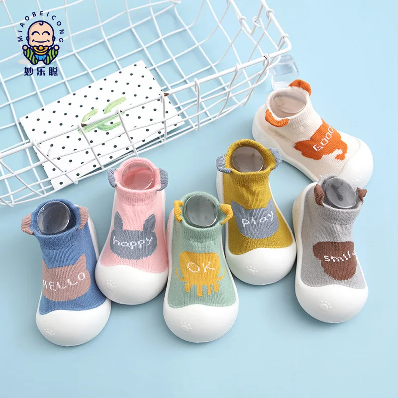 Baby Toddler Shoes Baby Shoes Non-slip Fox Tiger Thickening Shoes Sock Floor Shoes Foot Socks Animal Style