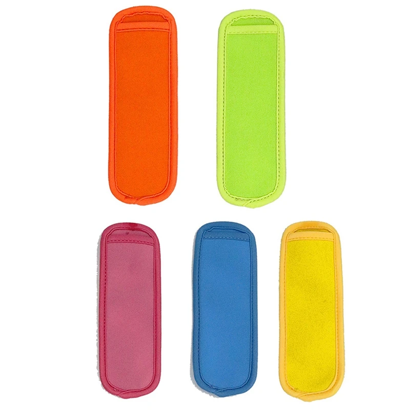 

Ice Sleeves Antifreezing Popsicle Holders Bags Insulator Sleeves for Freezer Ice Holder Popsicle Bags for Kids