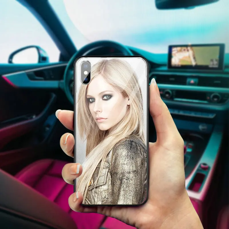 Чехол для iPhone X XR XS 11 Pro Max 5 5S SE 6 6S 7 Plus Minnie из закаленного стекла | Мобильные телефоны