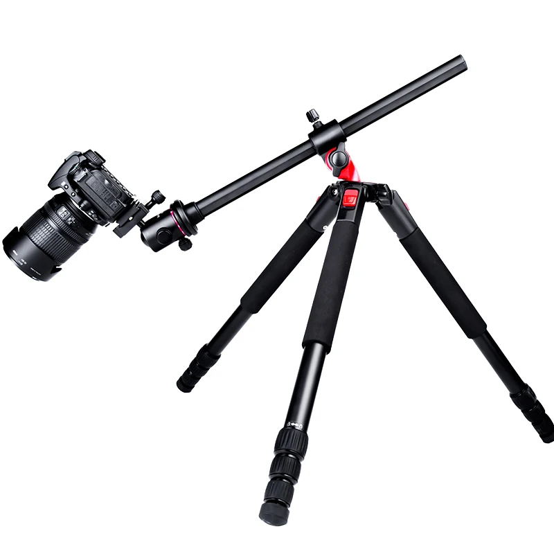 

Professional Camera Tripod Adjustable angle Center Transverse Column Horizontal Tripod for Canon Nikon Sony DSLR Camera Video DV