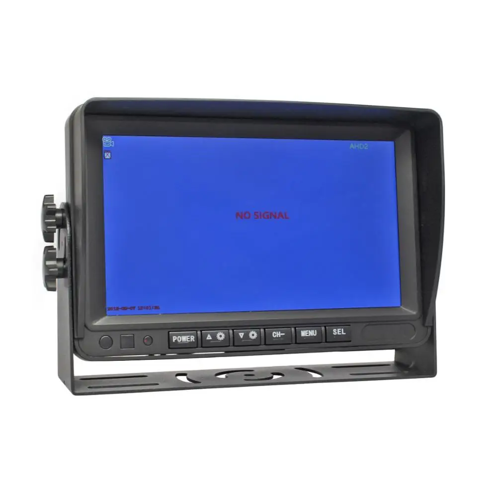 DIYKIT AHD 7 дюймов ips автомобильный монитор заднего вида монитор Поддержка 960P AHD камера Поддержка SD карты видео запись