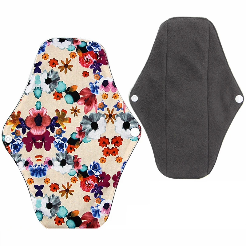 1 шт. многоразовые прокладки бамбуковые угольные гигиенические Моющиеся