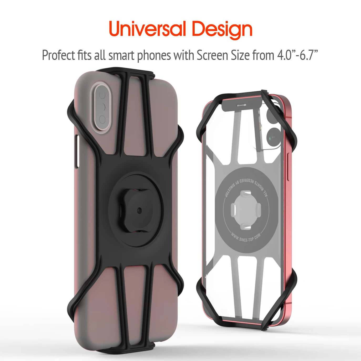 universal quick mount silicone adapter multi purpose phone holder for air ventcarbikebelt clipwallarmbandwristband mount free global shipping