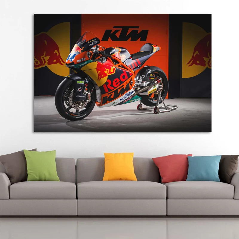 Мотор Спорт Superbike гоночный мотоцикл обои домашний декор плакаты на холсте