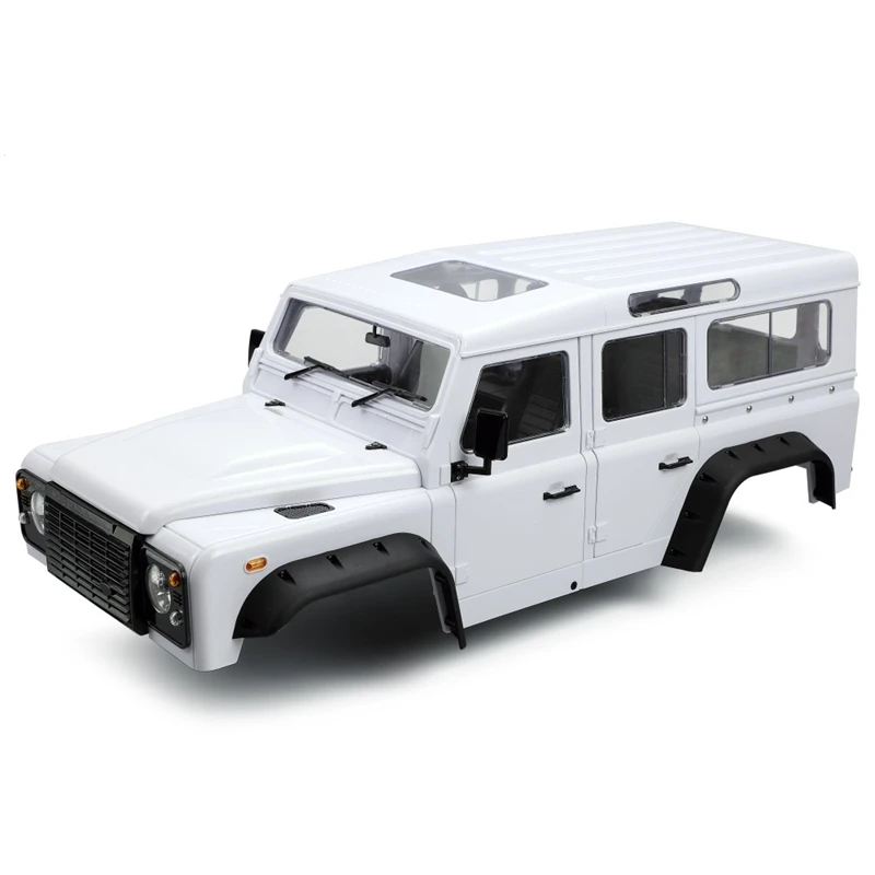 

Жесткая пластиковая колесная база 313 мм 1/10 дюйма, защитный корпус D110 для радиоуправляемого гусеничного автомобиля Traxxas TRX4 Axial SCX10 90046